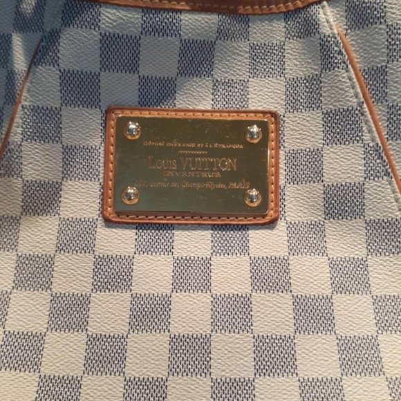 Authen Louis Vuitton Galliera PM Azur Damier Bag - Picture 7 of 8